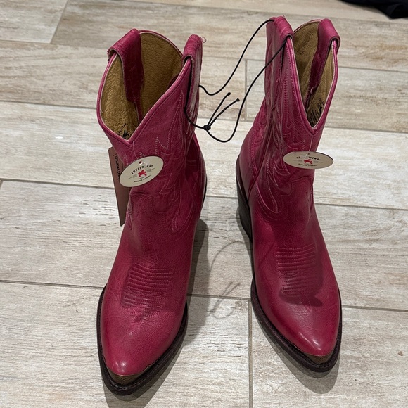 Idyllwind By Miranda Lambert Pink Western Short Boots NWT Size 10 Magenta - Picture 5 of 15